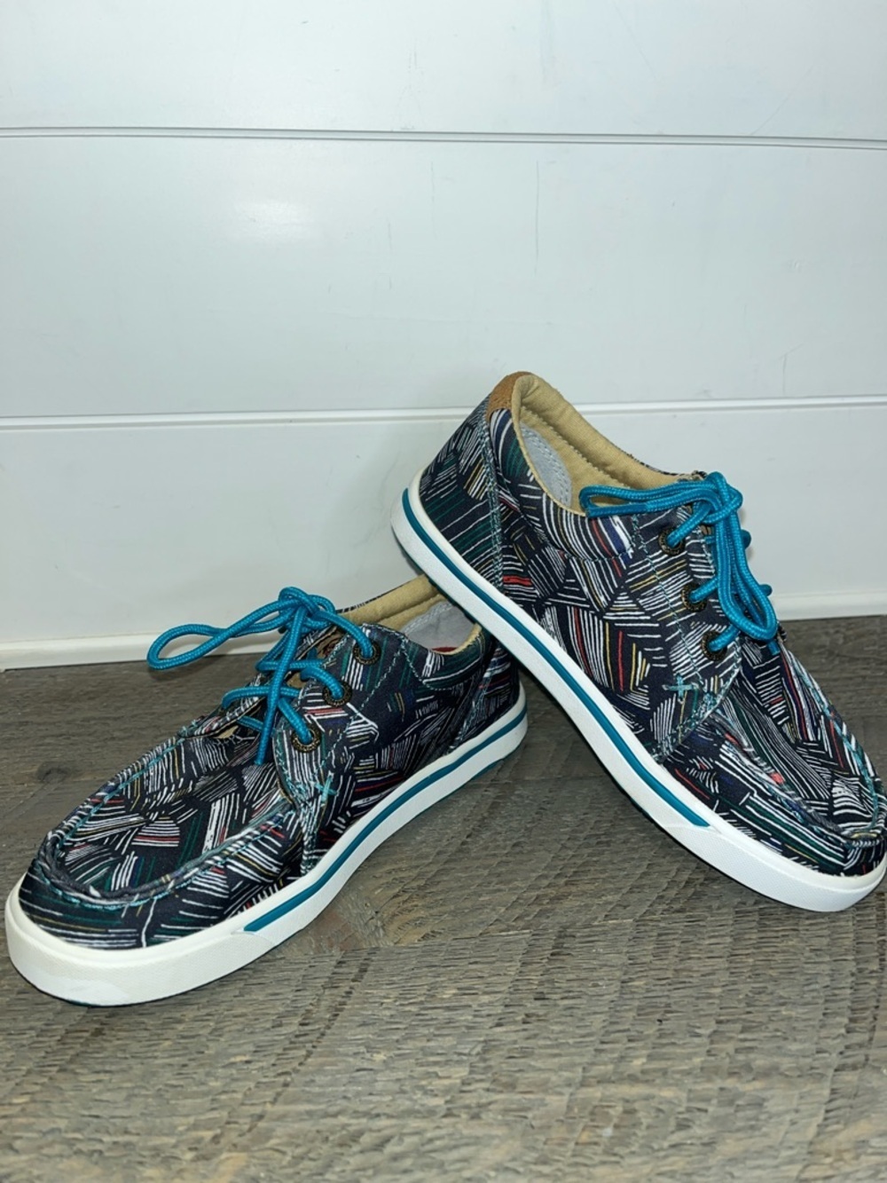 Twisted X - Hooey Kids' Lace-Up Casual Lopers - Youth 13 - Picture 8 of 9